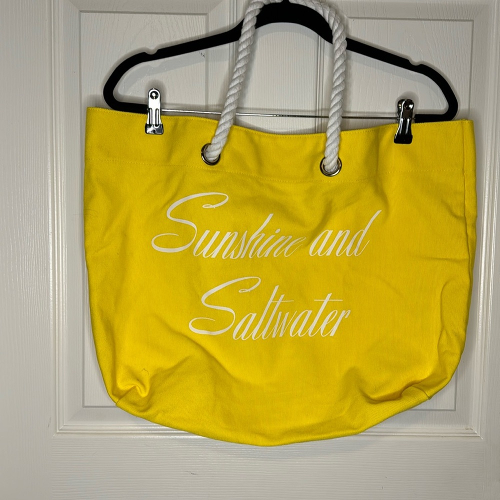 Yellow Beach Bag